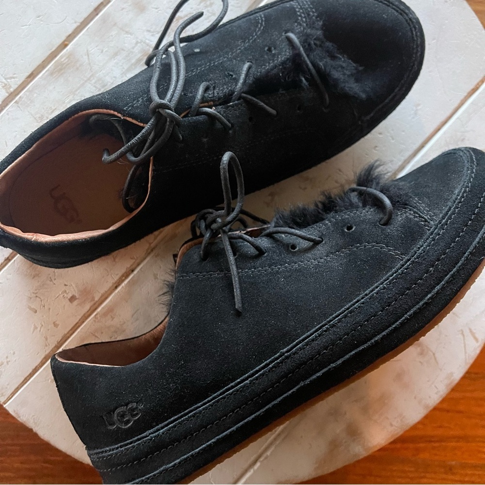 UGG Blake Fur Lace Up Trainers